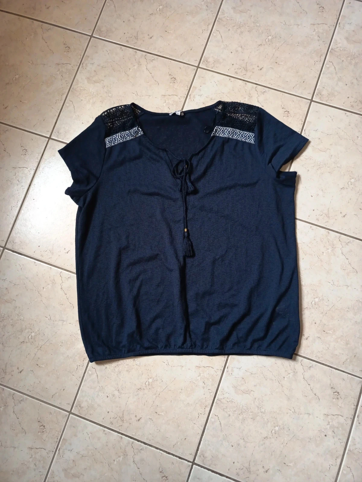 Blouse marine La Halle